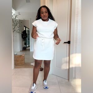 All in Motion White Dress